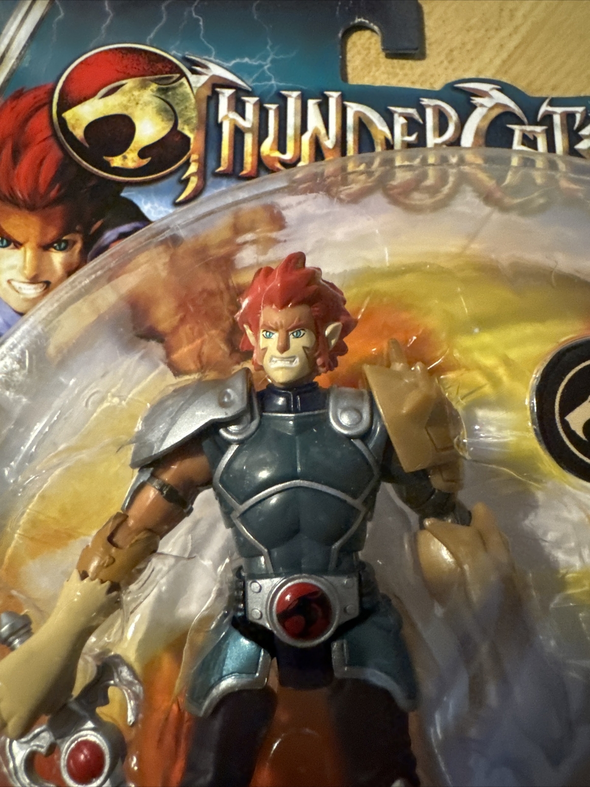 2011 Bandai ThunderCats LION-O 4” Action Figure With Sword Thunder Arm! Rare!
