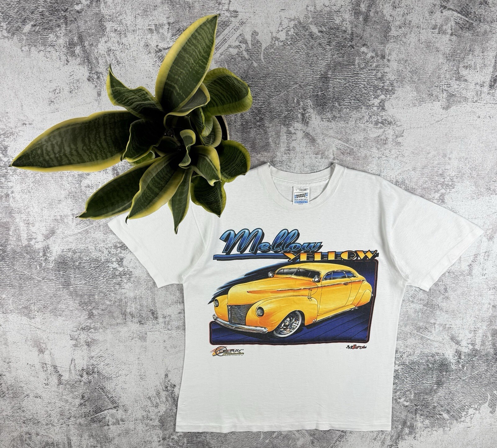 Vintage Mellow Yellow Racing Honda Bike 1997 Delray Moto Formula 1 T Shirt Tee gallery