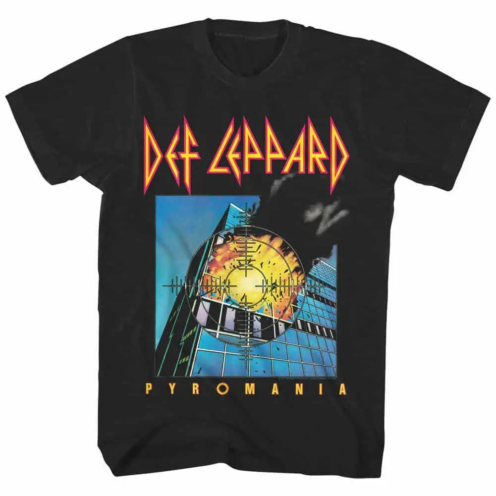 Def Leppard Pyromania Cover Men's T Shirt gallery