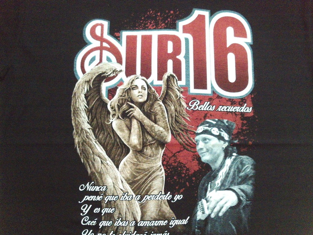 SUR 16 SHIRT,EL TRI ROCK URBANO INTERPUESTO BANDA BOSTIK EL HARAGAN LIRAN ROLL gallery