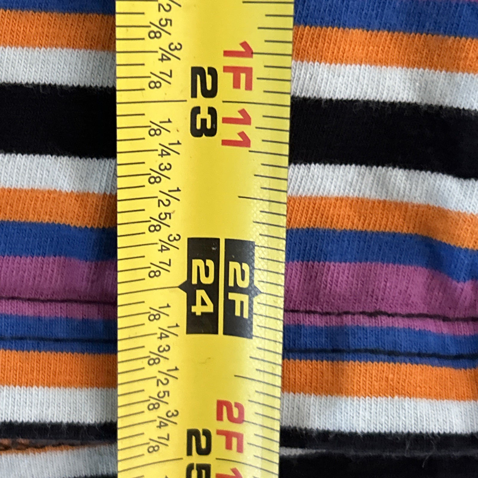 The Hundreds Multi-Color Striped T-Shirt Size Medium Y2K Vintage gallery