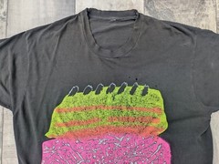 Vintage 80s 90s Thrashed Grunge SingleStitch T Shirt Art Skate Graffiti 25×34 XL