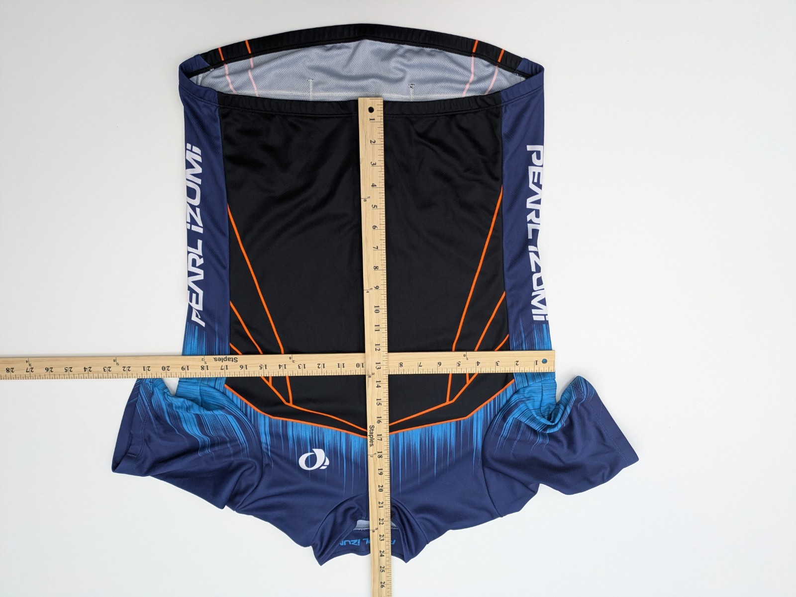 Pearl Izumi Men's SELECT LTD Blue Black Orange Full Zip Cycling Jersey Medium gallery