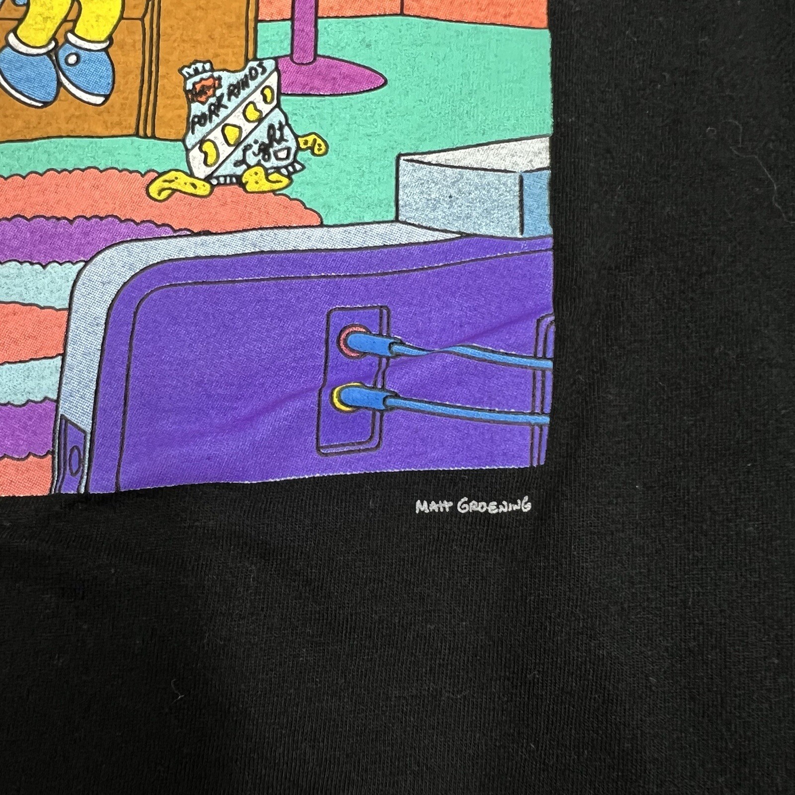 The Simpsons Mens XL Matt Groening Graphic T-Shirt 20th Century Fox Cartoon Show gallery