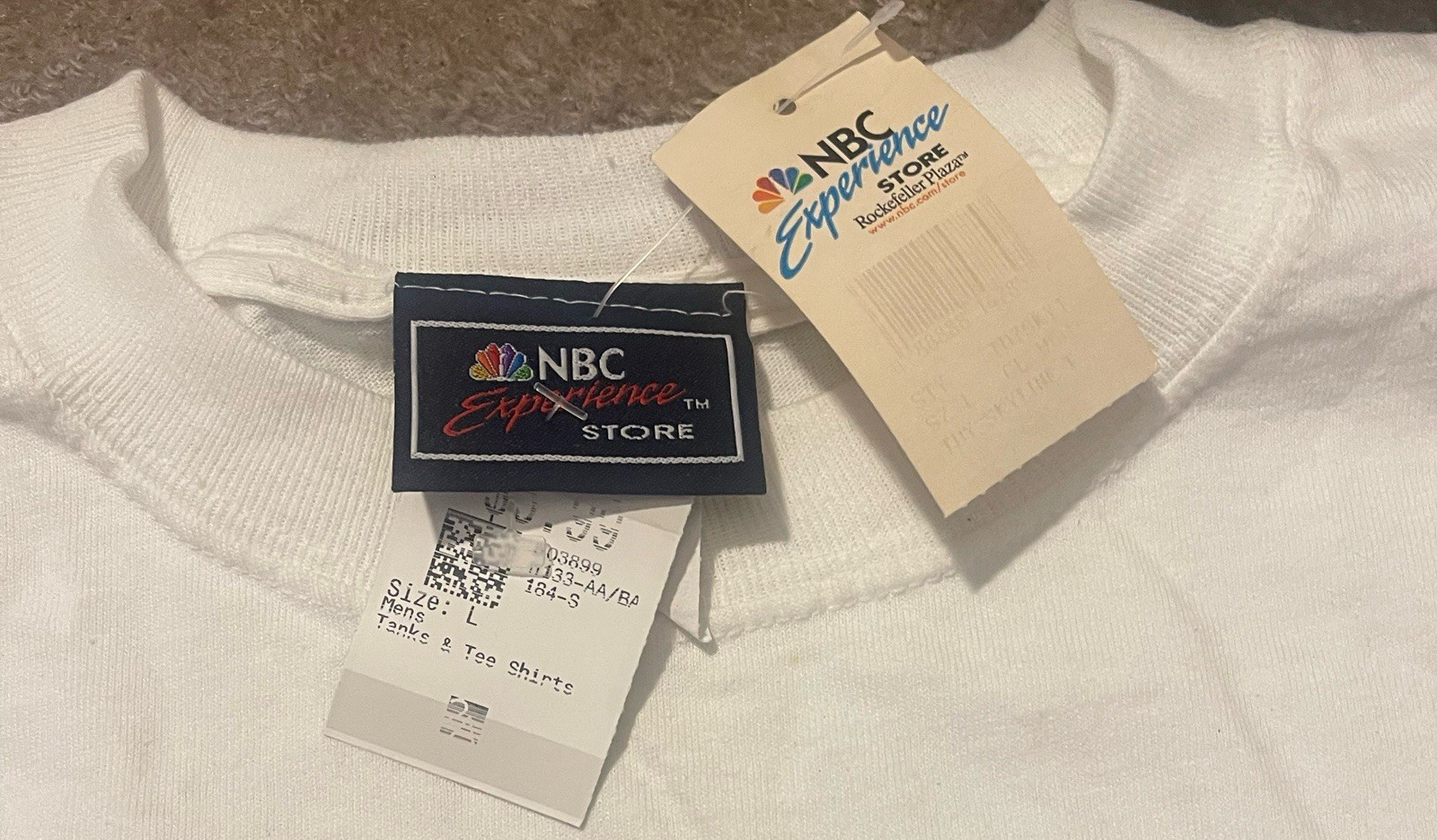 Vintage Today Show EXPERIENCE NBC STORE Logo T-Shirt Size Lrg NWT gallery
