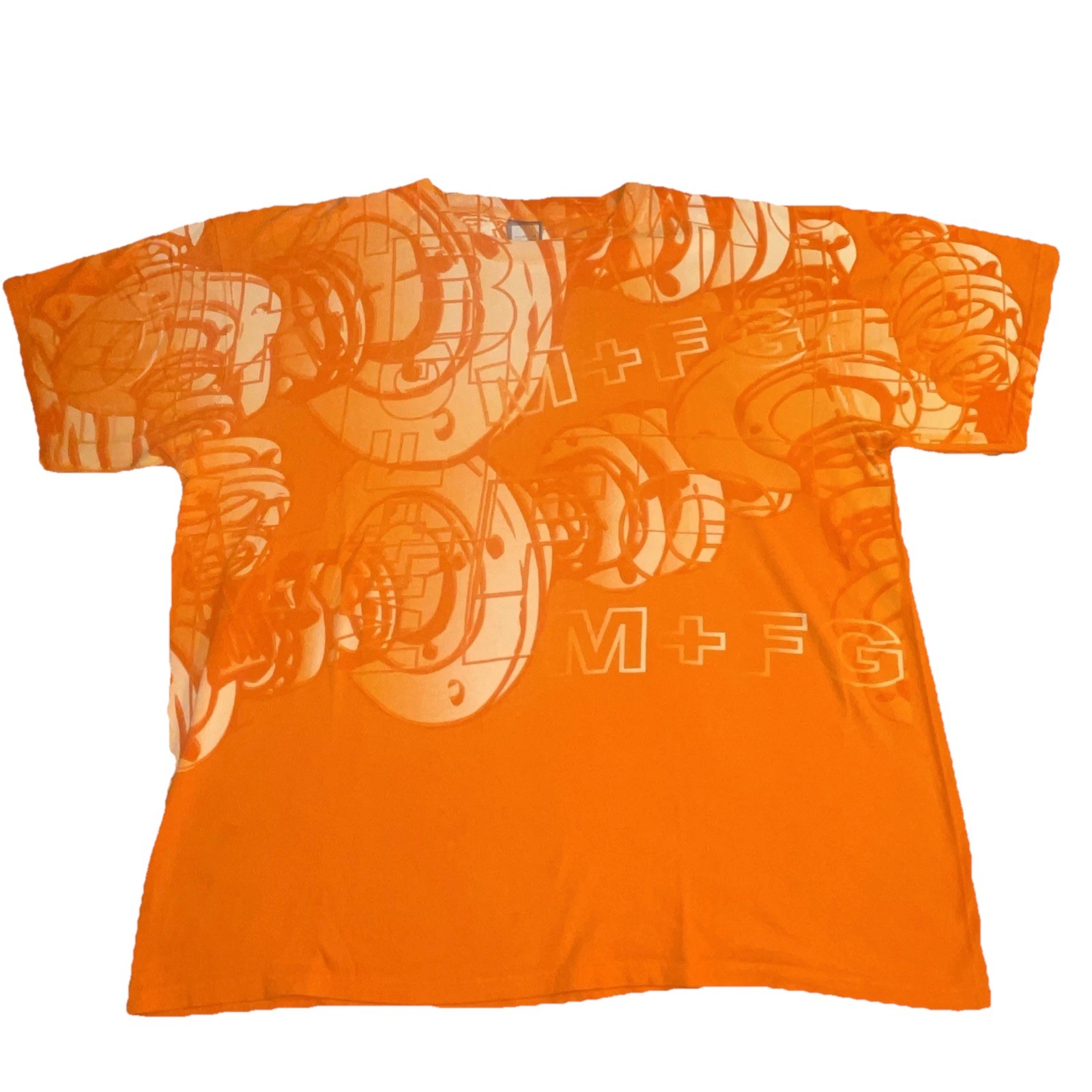 Y2K Marithe Francois Girbaud Vintage Graffiti Hip Hop Tee T-shirt Large
