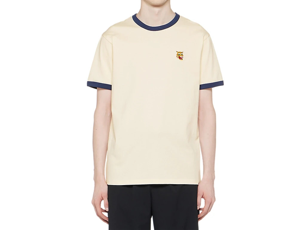 Onitsuka Tiger GRAPHIC TEE BEIGE/BROWN Ringer T-shirt Unisex Men Women Japan New gallery