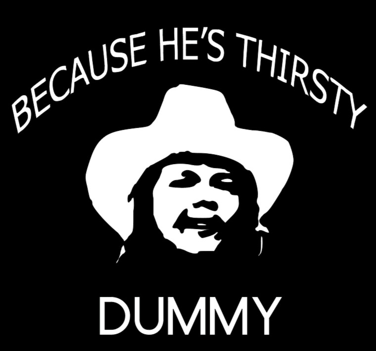 Smokey and The Bandit Because He's Thirsty Dummy Tee Size 2XL gallery