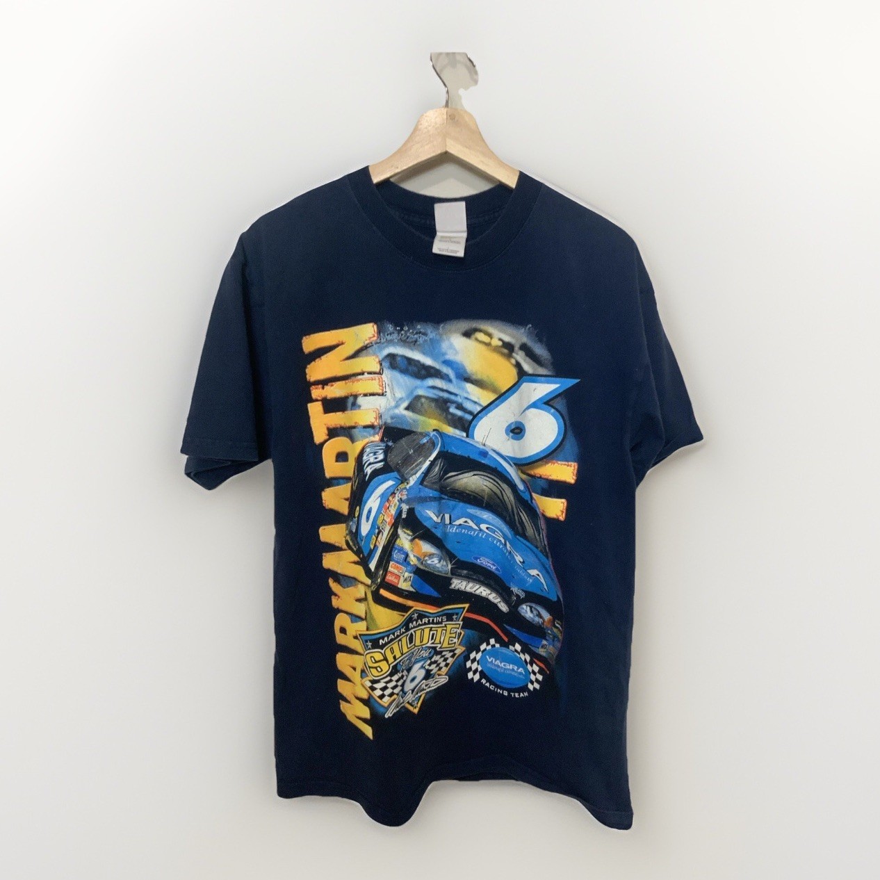 Vintage Mark Martin Ford Racing Y2K NASCAR Shirt L Collectible DEADSTOCK gallery