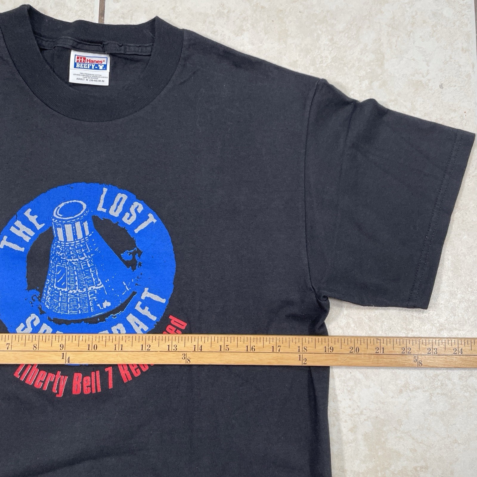 The Lost Spacecraft Discovery Channel T Shirt Liberty Bell 7 Hanes Med Vintage gallery