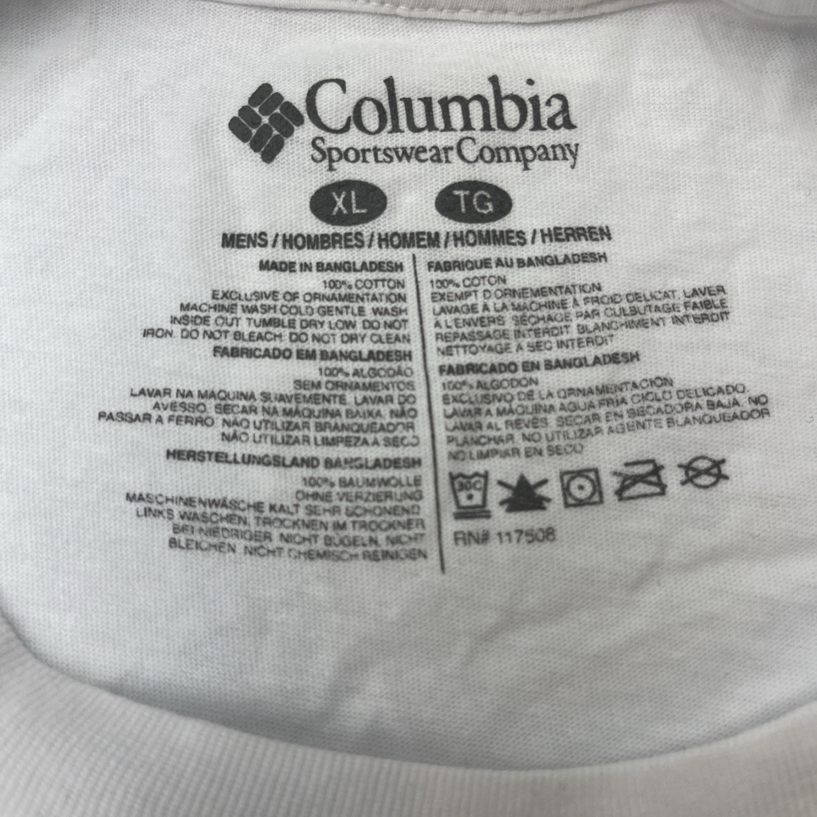 COLUMBIA SPORTWEAR Watercolor Sailfish T-Shirt Swordfish Marlin PFG White XL gallery