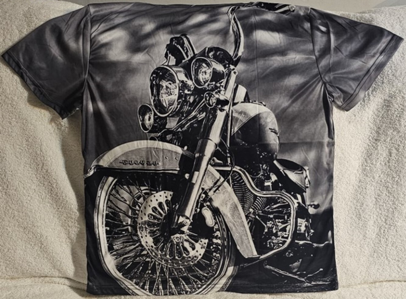 MOTORCYCLE BIKER BIKE RIDER AMERICA USA T-SHIRT SHIRT gallery