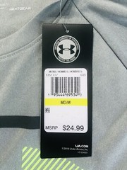 Under Armour Men’s Tech 2.0 Short-Sleeve Gray T-Shirt 1351777-035 Size M