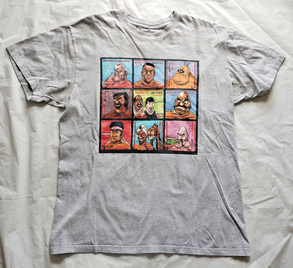 Mike Tyson’s Punch-Out Nintendo NES Video Game Characters T-Shirt – Size Large
