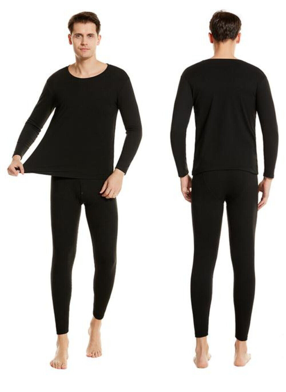 Men's Athletic Long Sleeve Compression Shirts Dry Fit Sports Gym Shirts Workout gallery