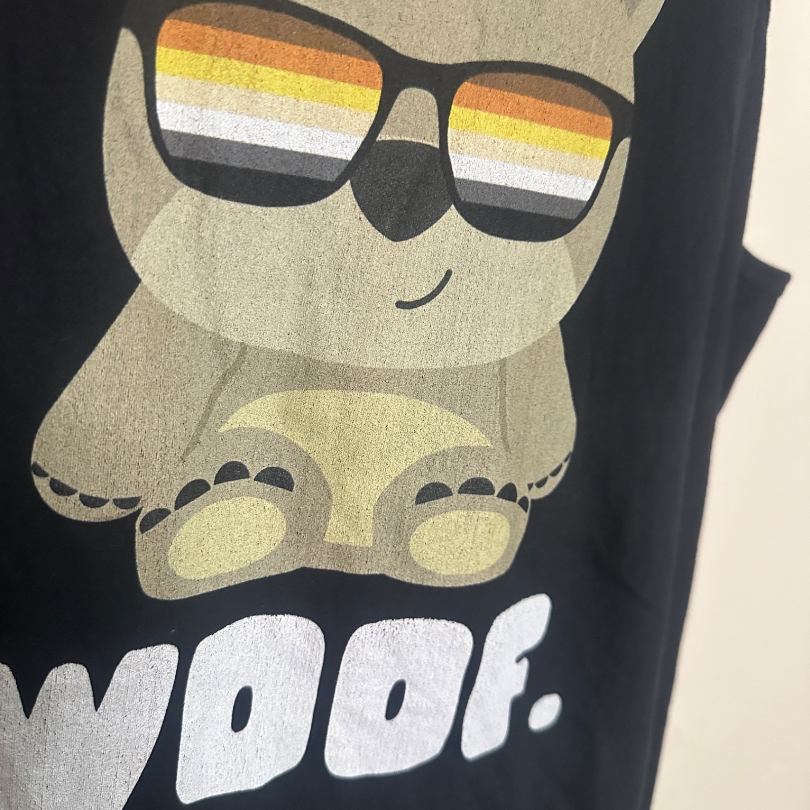 Woof Tank Top 22" armpit to armpit Gently worn Cotton blend No size or fabric gallery