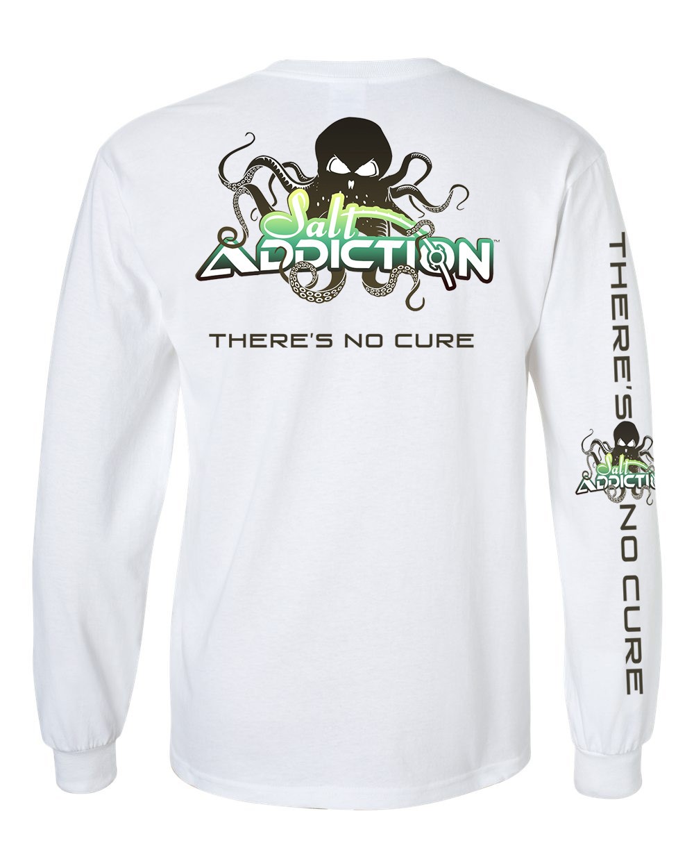 Salt Addiction Saltwater Octopus Fishing Long Sleeve T Shirt Cotton gallery