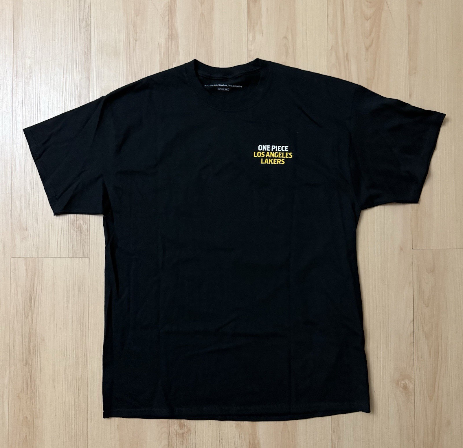 One Piece Los Angeles Lakers Luffy Promo T Shirt Black Pirates Nami Anime gallery