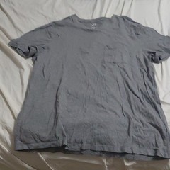 Gap Standard T Men’s Solid Gray Crew Neck Short Sleeve Pocket T-Shirt XL