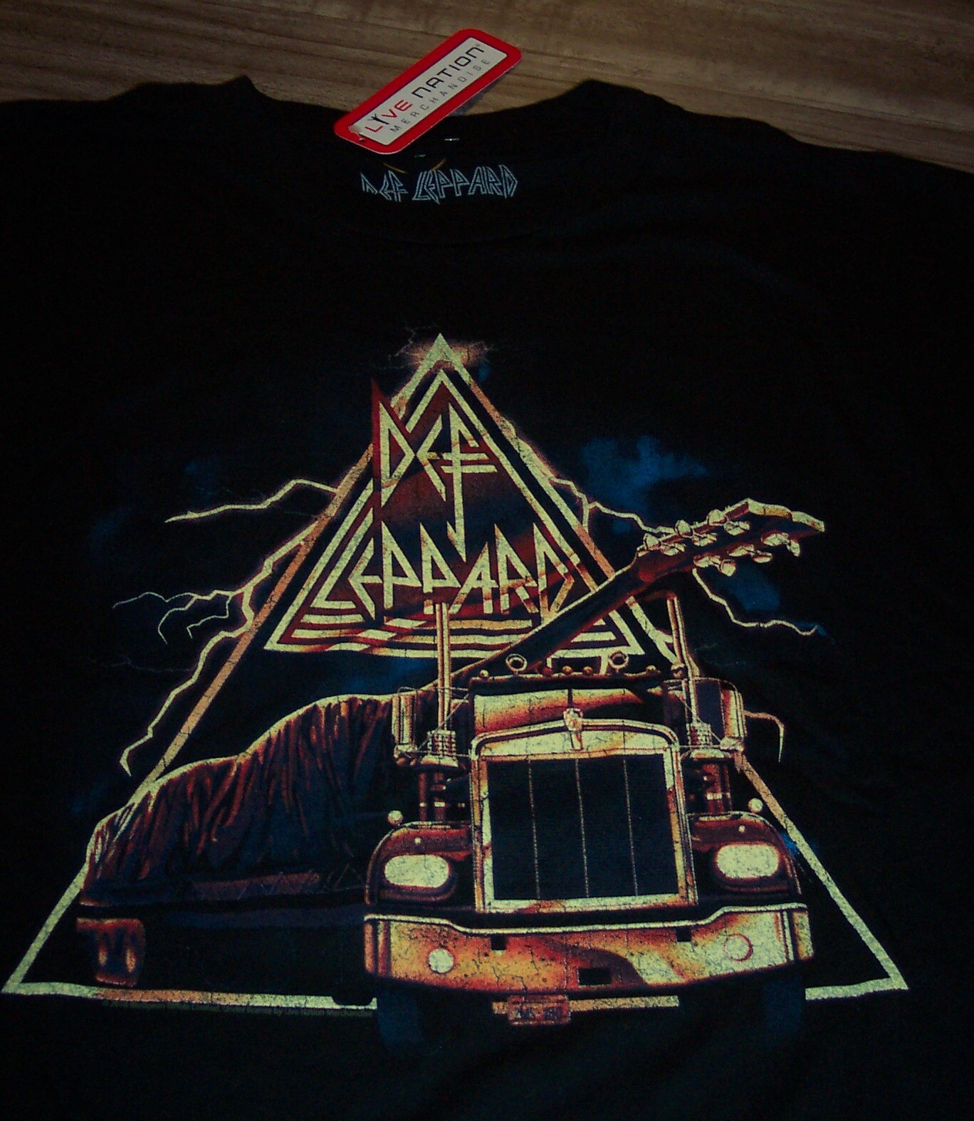 DEF LEPPARD On Through The Night BAND T-Shirt BIG & TALL 3XLT 3XL NEW