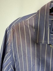 American Eagle Outfitters Xl Blue Button Up Shirt, Shirt Is Slightly Discolored