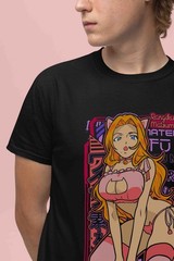 Bleach Anime Shirt Rangiku Matsumoto Tshirt Ichigo Bankai T-Shirt Girl Waifu Tee