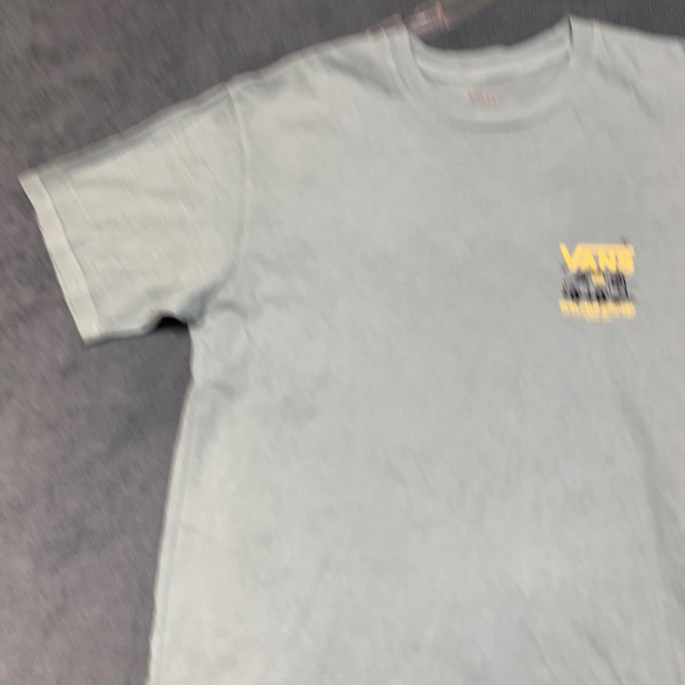 Vans Dual Palm Delivery Service T Shirt Mens Medium Gray Crew Neck Classic Fit gallery