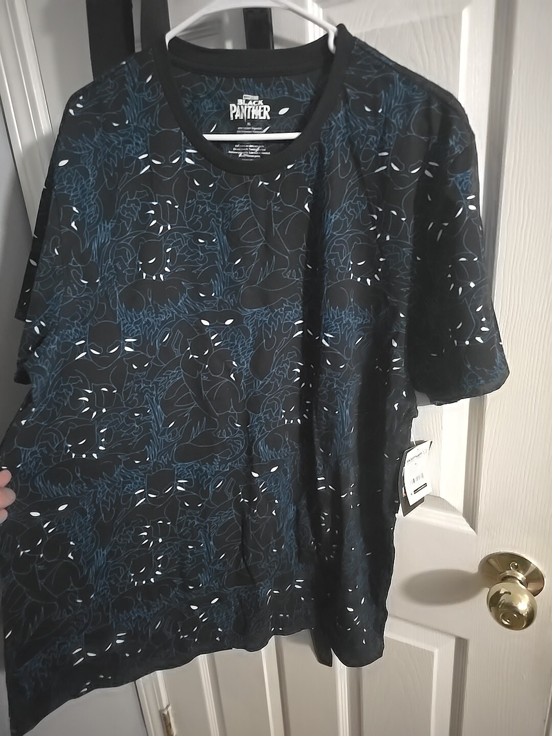 Marvel's Black Panther Men's XL X-Large 46-48 T-Shirt All Over Print Brand NEW gallery