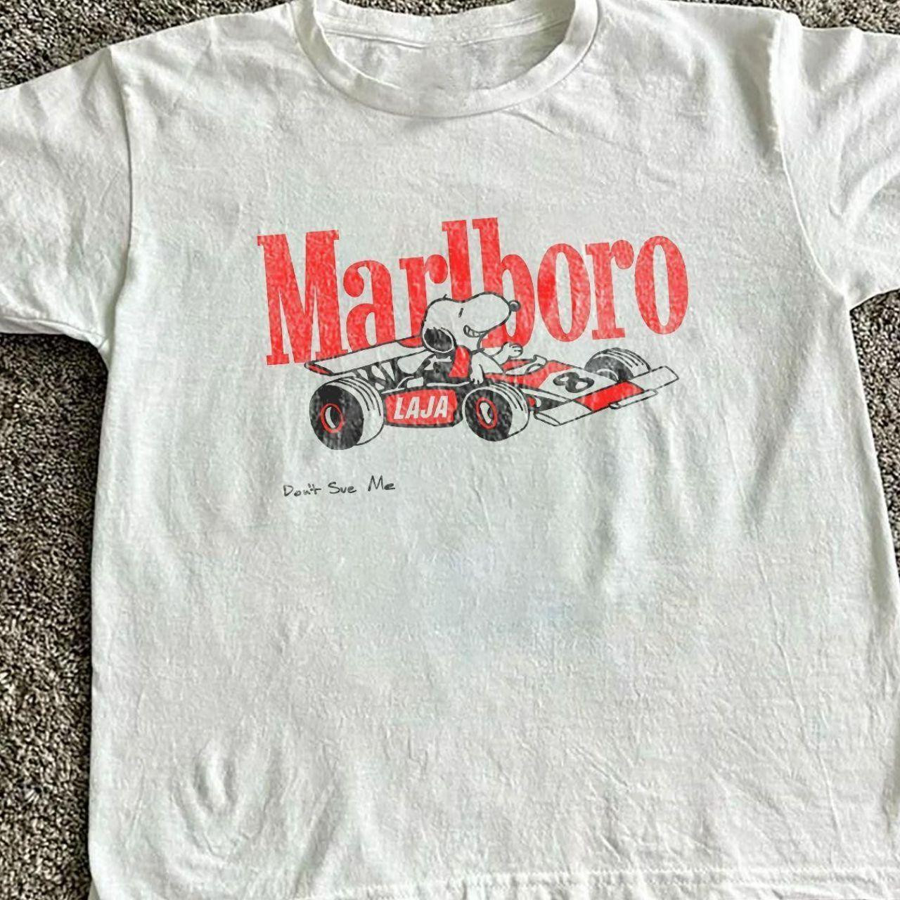 Marlboro Snoopy Don't Save Me Vintage Graphic T Shirt Peanuts Tee USA S-5XL gallery
