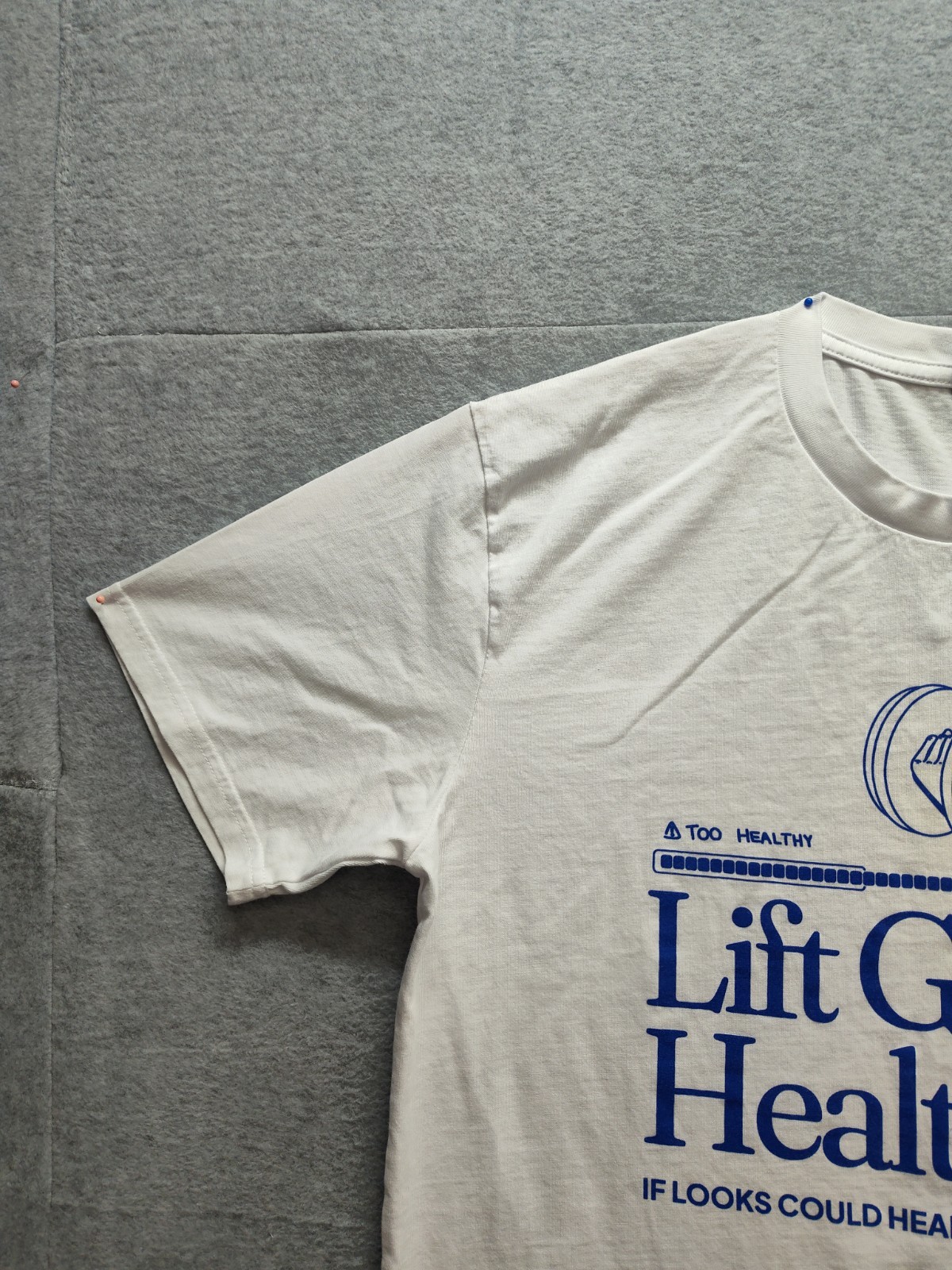 Ascolour Classic Men T Shirt L White Crew Neck Short Sleeve Graphic Logo Casual gallery