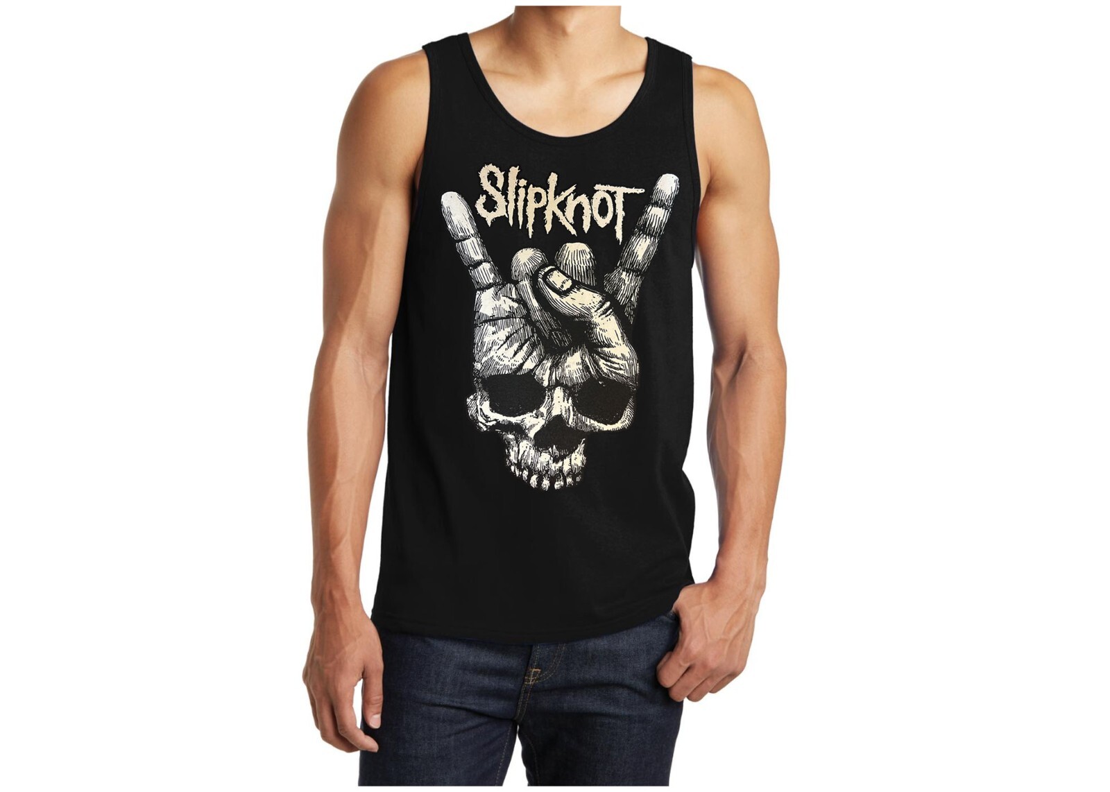 Slipknot Vintage Rock Band Black Tank Top (Various Colors) gallery