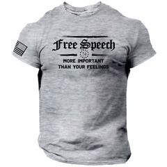 Free Speech 1st Amendment T-SHIRT American Patriotic 1776 America USA Freedom