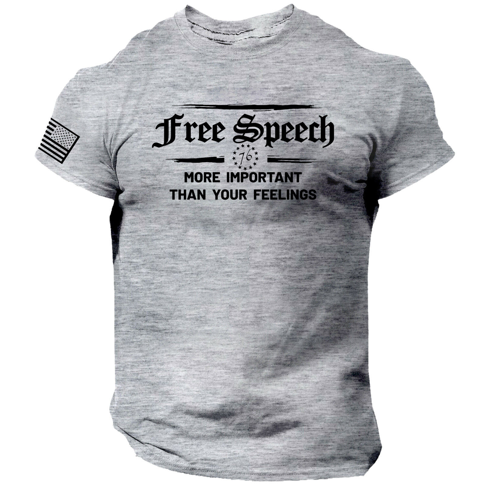 Free Speech 1st Amendment T-SHIRT American Patriotic 1776 America USA Freedom gallery