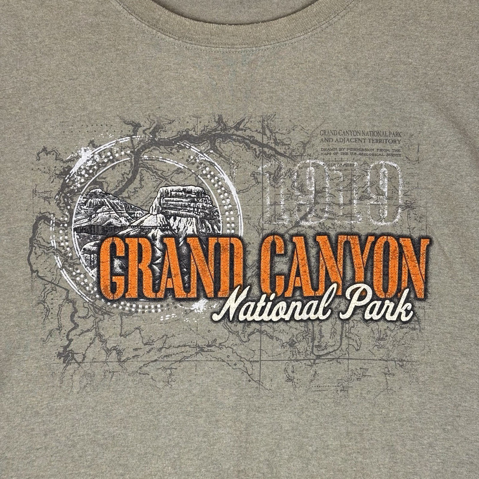 Grand Canyon National Park Graphic T Shirt 90s 2000s Adult XL Eco Mountain Vtg gallery