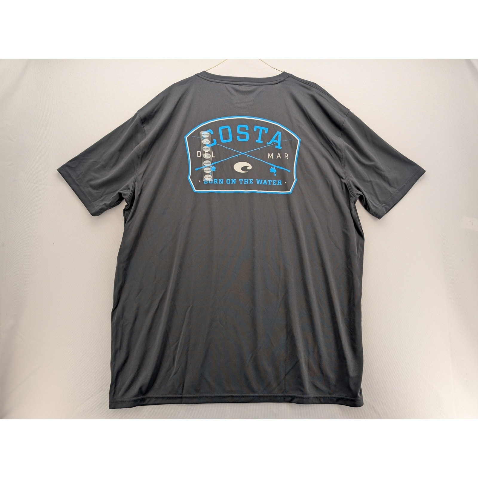 NWT Men's Costa Tech Spinners T-Shirt in Carbon Size XXL gallery