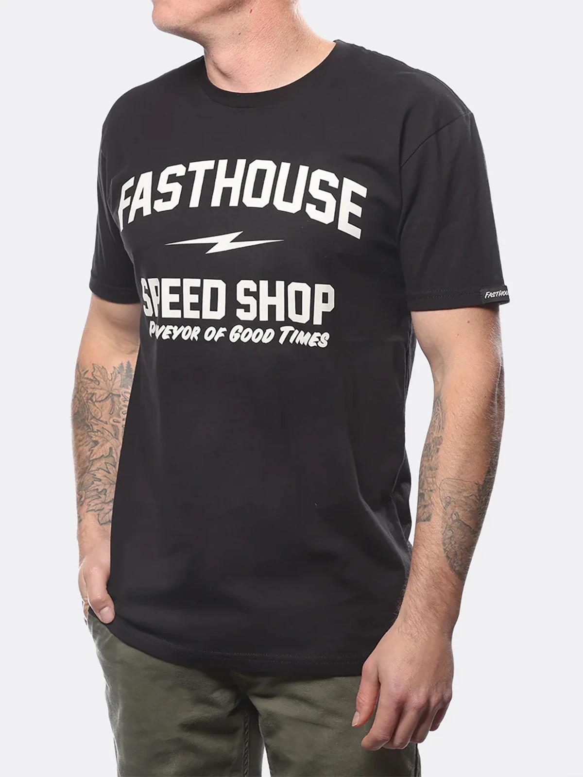 Fasthouse Men’s Purveyor Short Sleeve T-shirt Purveyor of Good Times MX FMX Tee