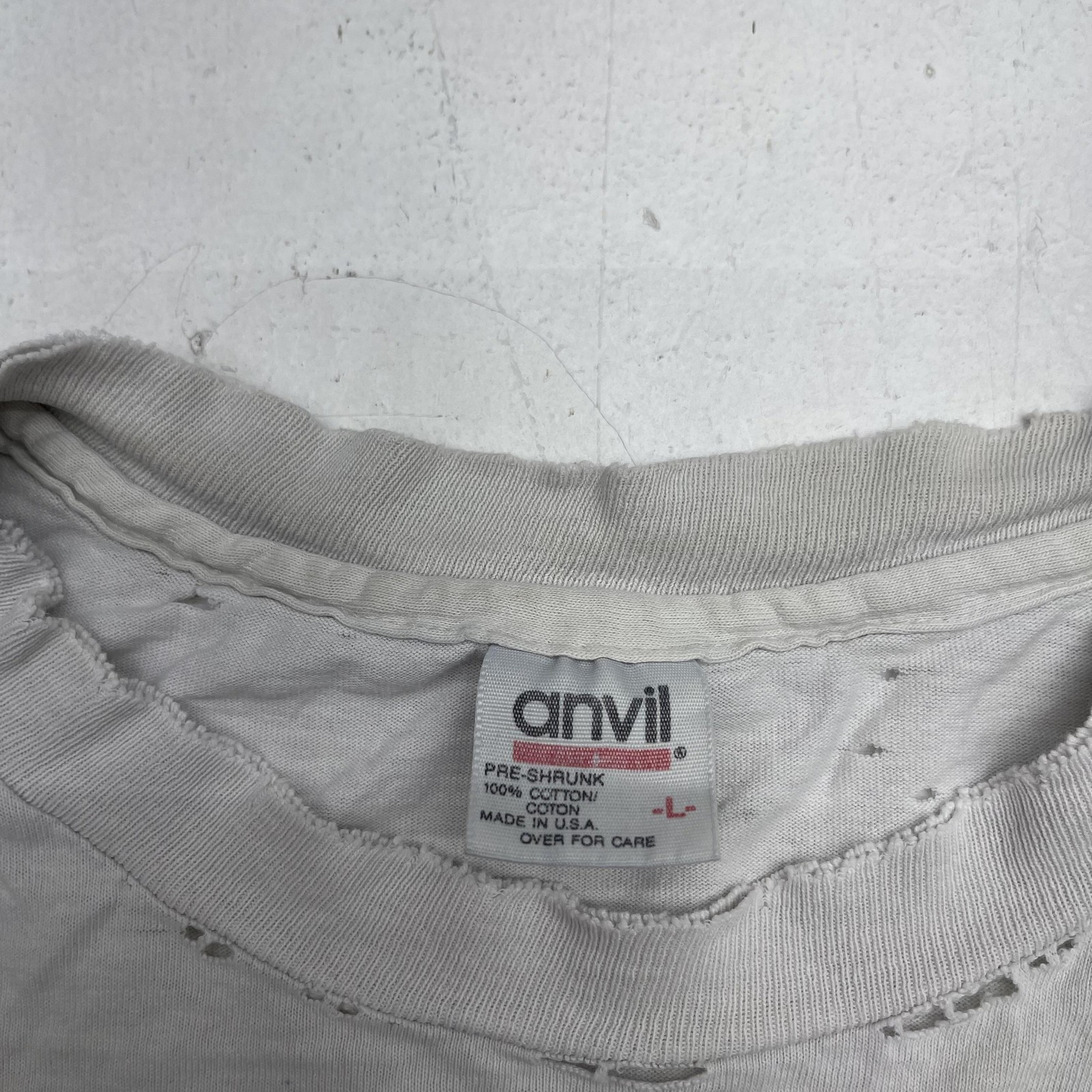Vintage Anvil Shirt Mens Large Gray Ocean Sea Life Floral Nature Graphic Tee USA gallery