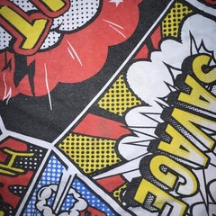 Bailey Apparel Launder HUSTLE Retro Pop Art Graphic T Shirt Mens Size Small