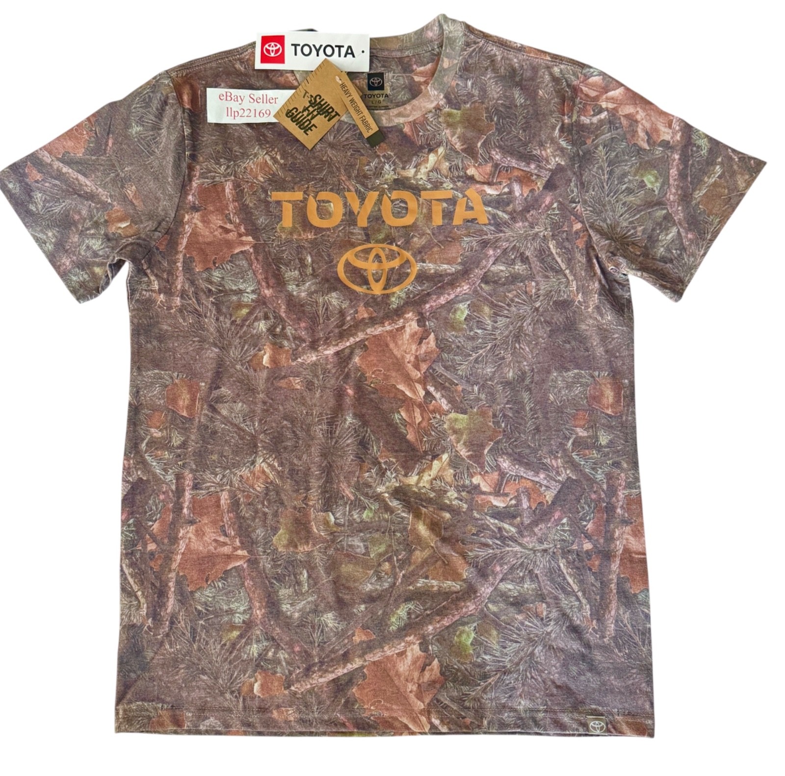 Official Licensed TOYOTA Camouflage Camo Crew T-Shirt (Men’s Large) New With Tag gallery