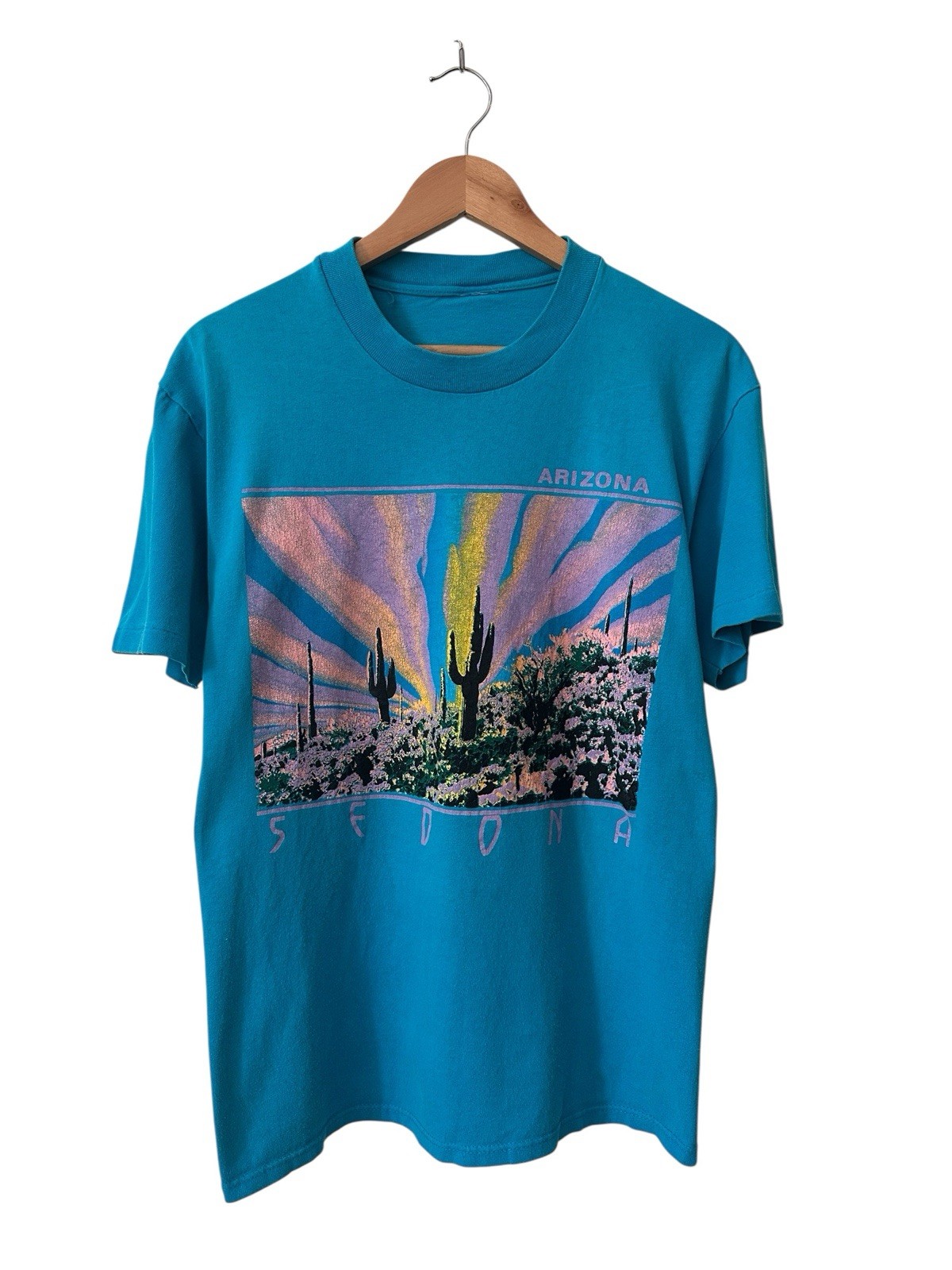 Vintage Sedona Arizona T Shirt Men’s Medium Blue 90’s USA Single Stitch gallery