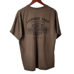 Harley-Davidson Onalaska WI Tee XL – Rare Vintage Racing Milwaukee Graphic