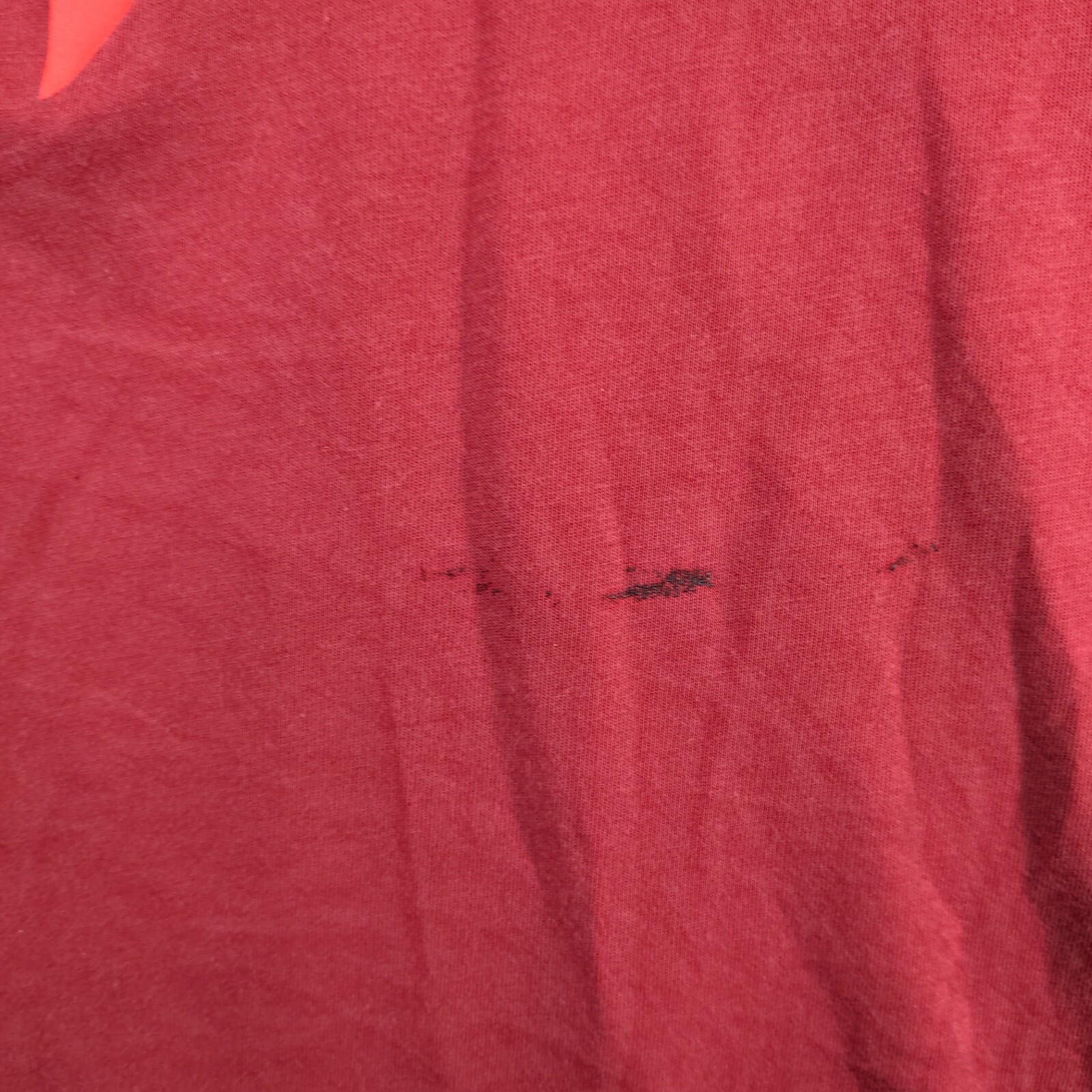 Nike Dri Fit Men's T Shirt Red Size L PolyCotton Triangle Logo gallery