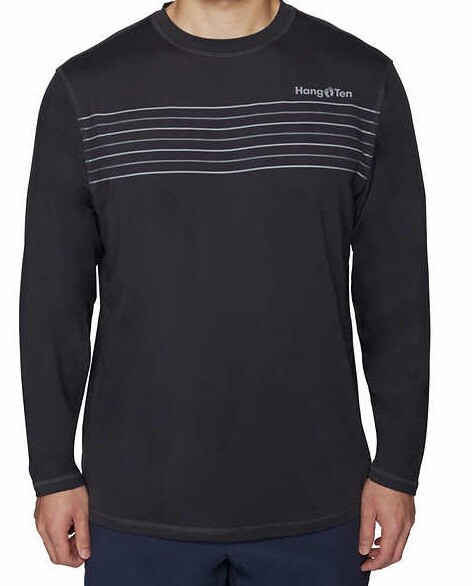 New Hang Ten Men’s Long Sleeve Sun Tee Shirt UPF 50+ Protection Great Gift NWT gallery