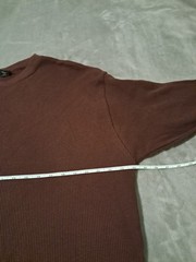 Gemrock Heavyweight Waffle Knit Thermal Long Sleeve Shirt Brown Cotton 4XL Men