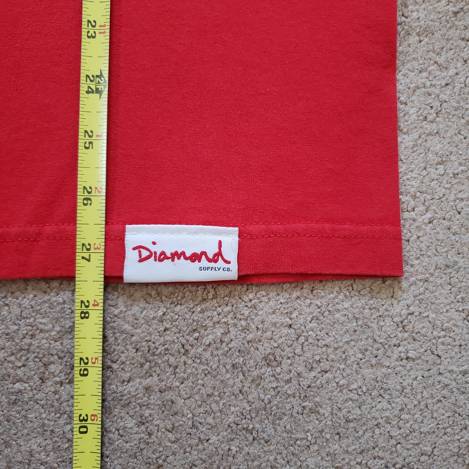 Vintage Y2K Diamond Supply Heist Size Medium USA Made Mens Red T-Shirt gallery
