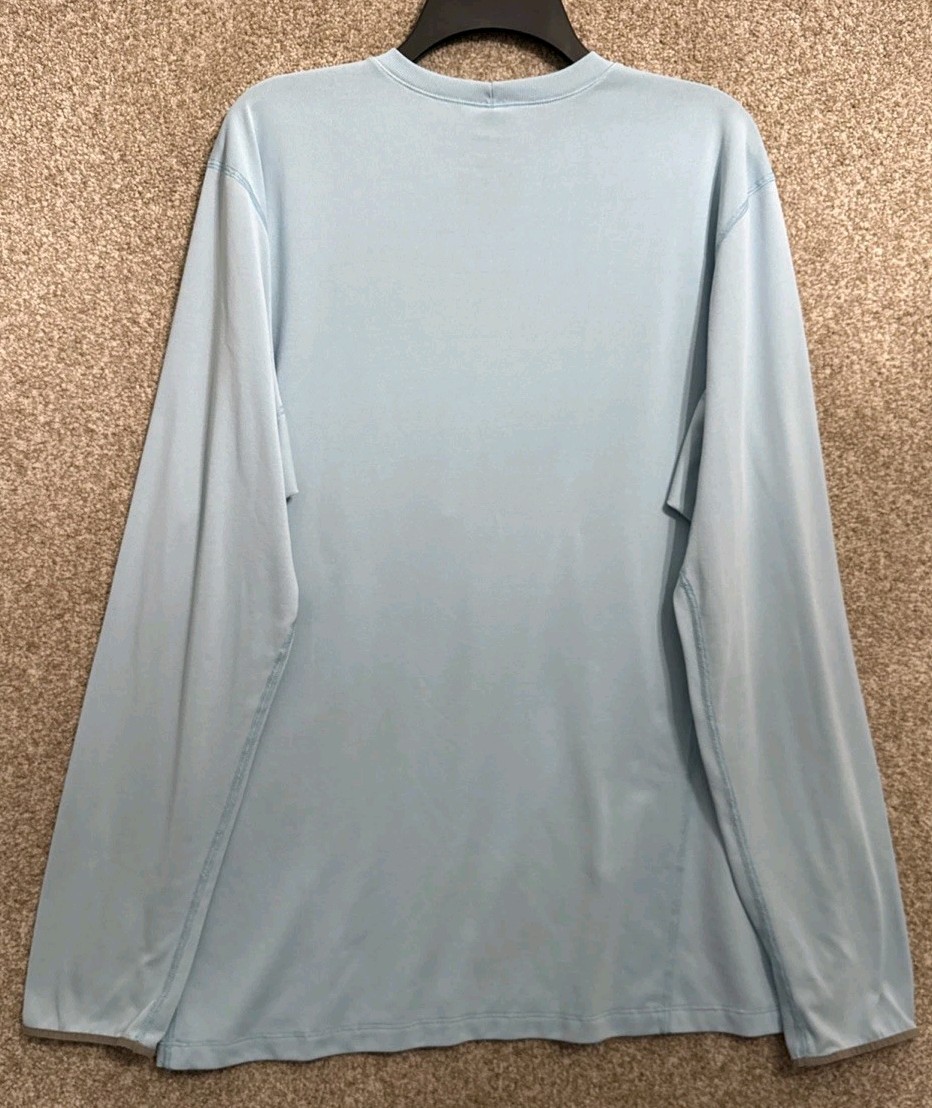 Patagonia Tropic Comfort Crew Shirt Men’s XL Blue Thumb Holes Fly Fishing 52115 gallery