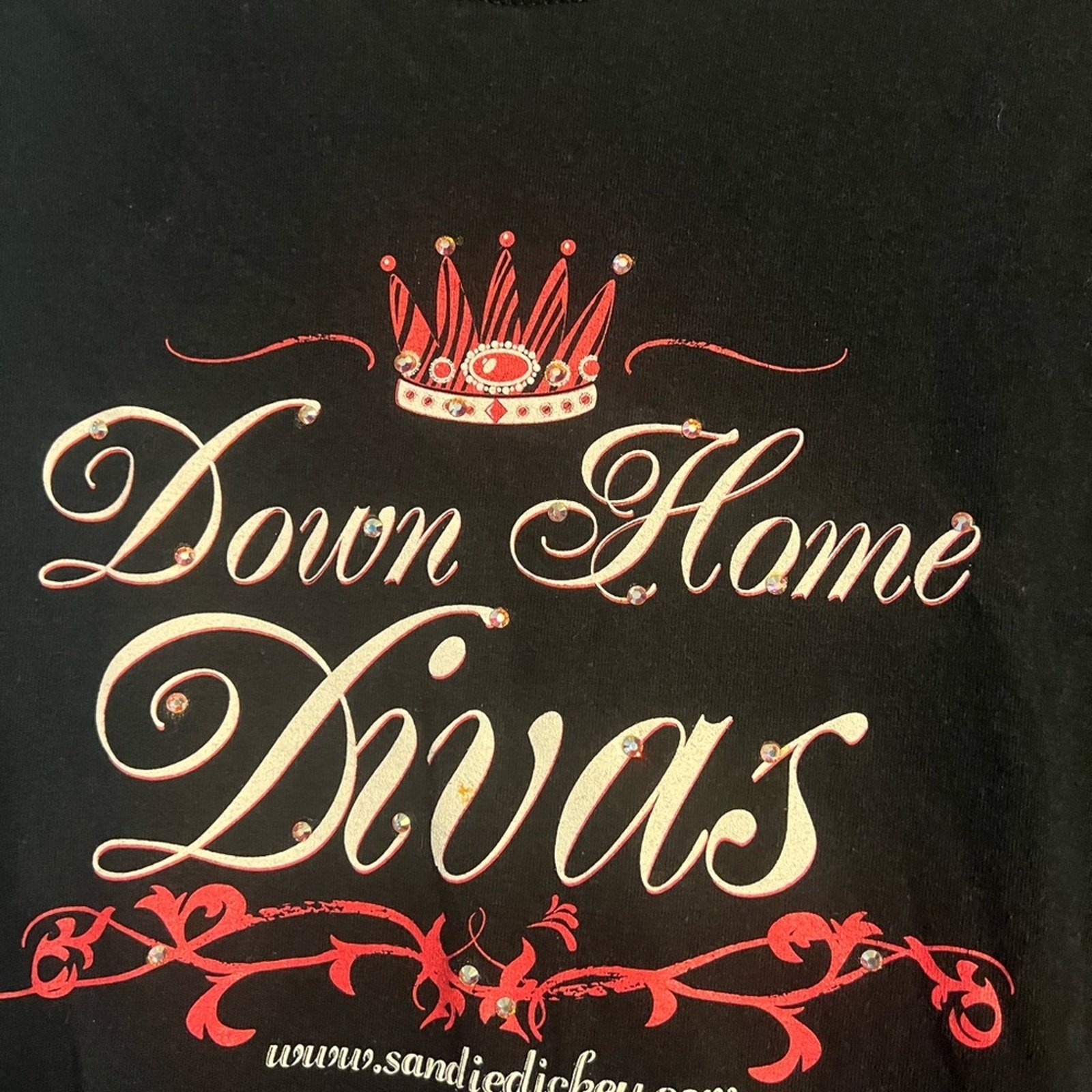 “Down Home Divas” T Shirt Black Sandie Dickey gallery