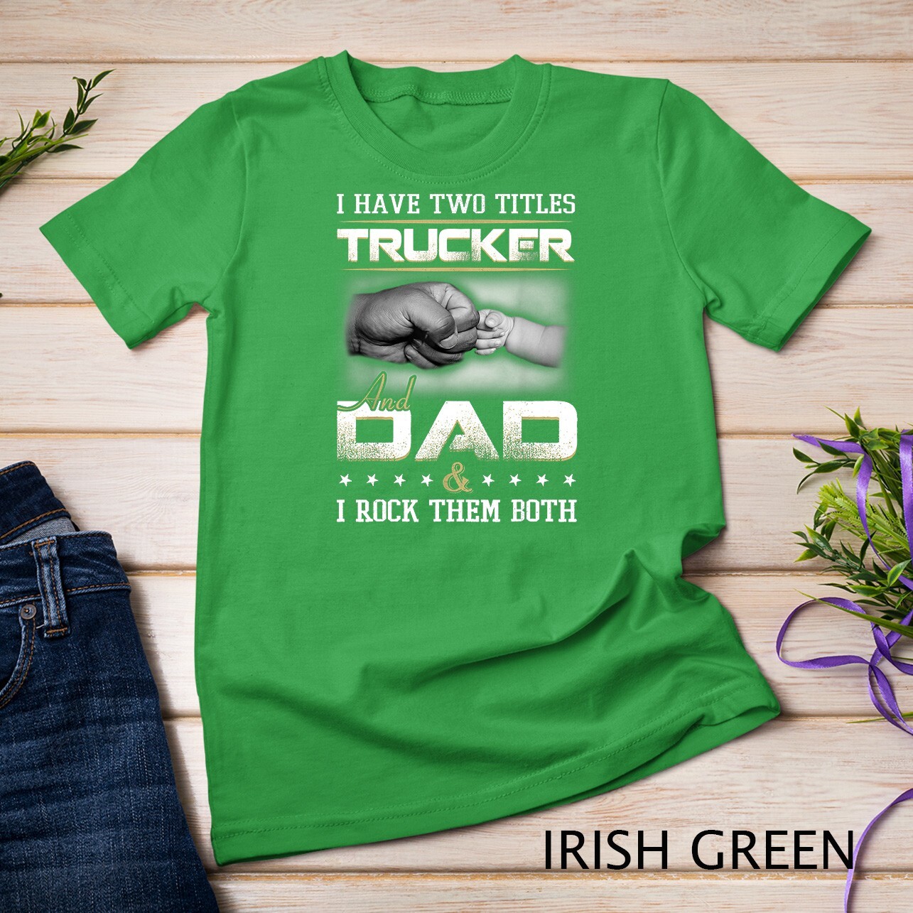 Trucker Dad Quote Design Truck Driver Trucking T-Shirt Unisex T-shirt gallery
