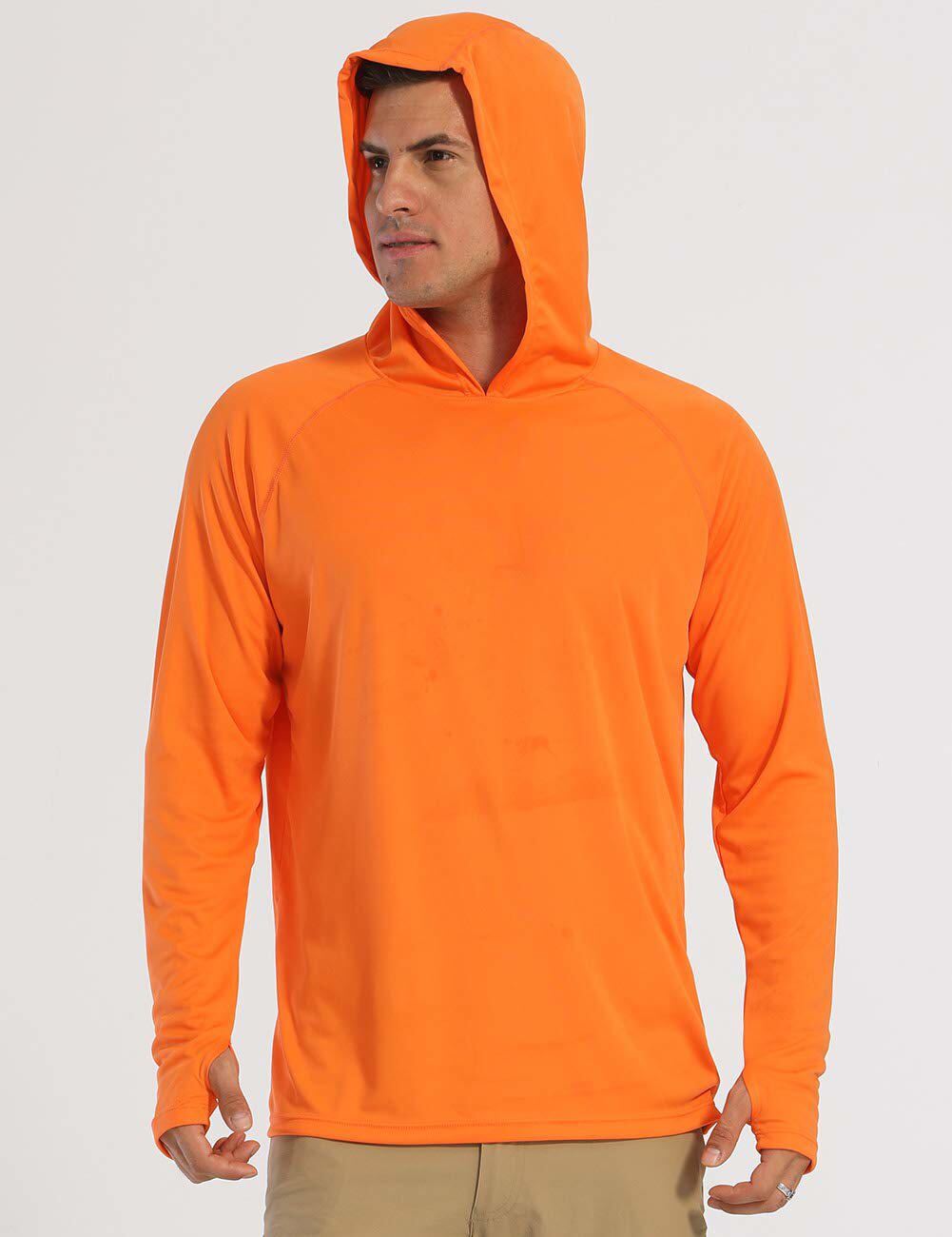 UPF50+ Mens UV Shirts Sun Protection Hoodie Outdoor Fishing Long Sleeve Casual T gallery