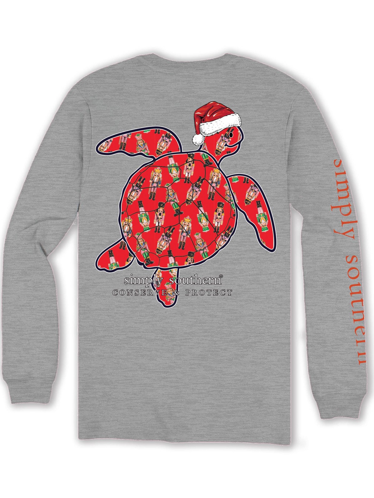 Simply Southern Sea Turtle Filled with Nutcrackers – Christmas – Adult Long